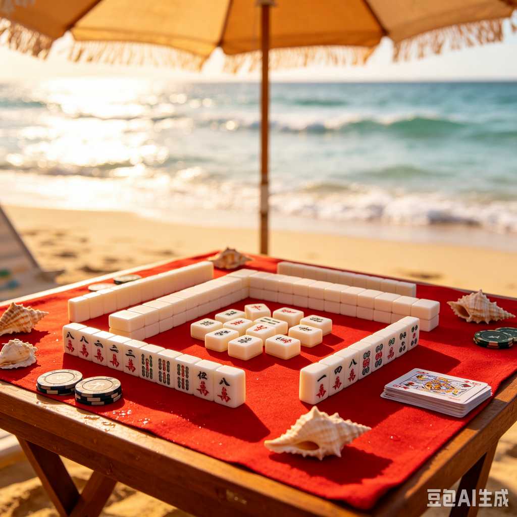 hotel room mahjong set